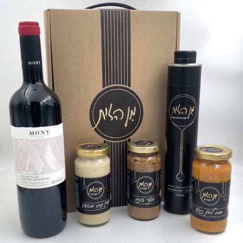 מארז שמן זית יין וממרחים