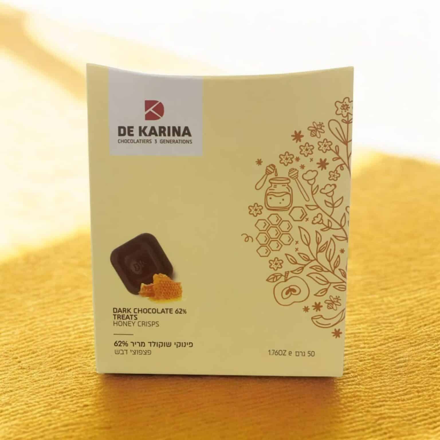 פינוקי שוקולד מריר פצפוצי דבש