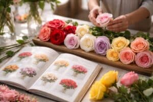 על צבעי ורדים ומשמעותם